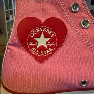 Women’s 8.5 Custom Platform Converse Hi-Tops